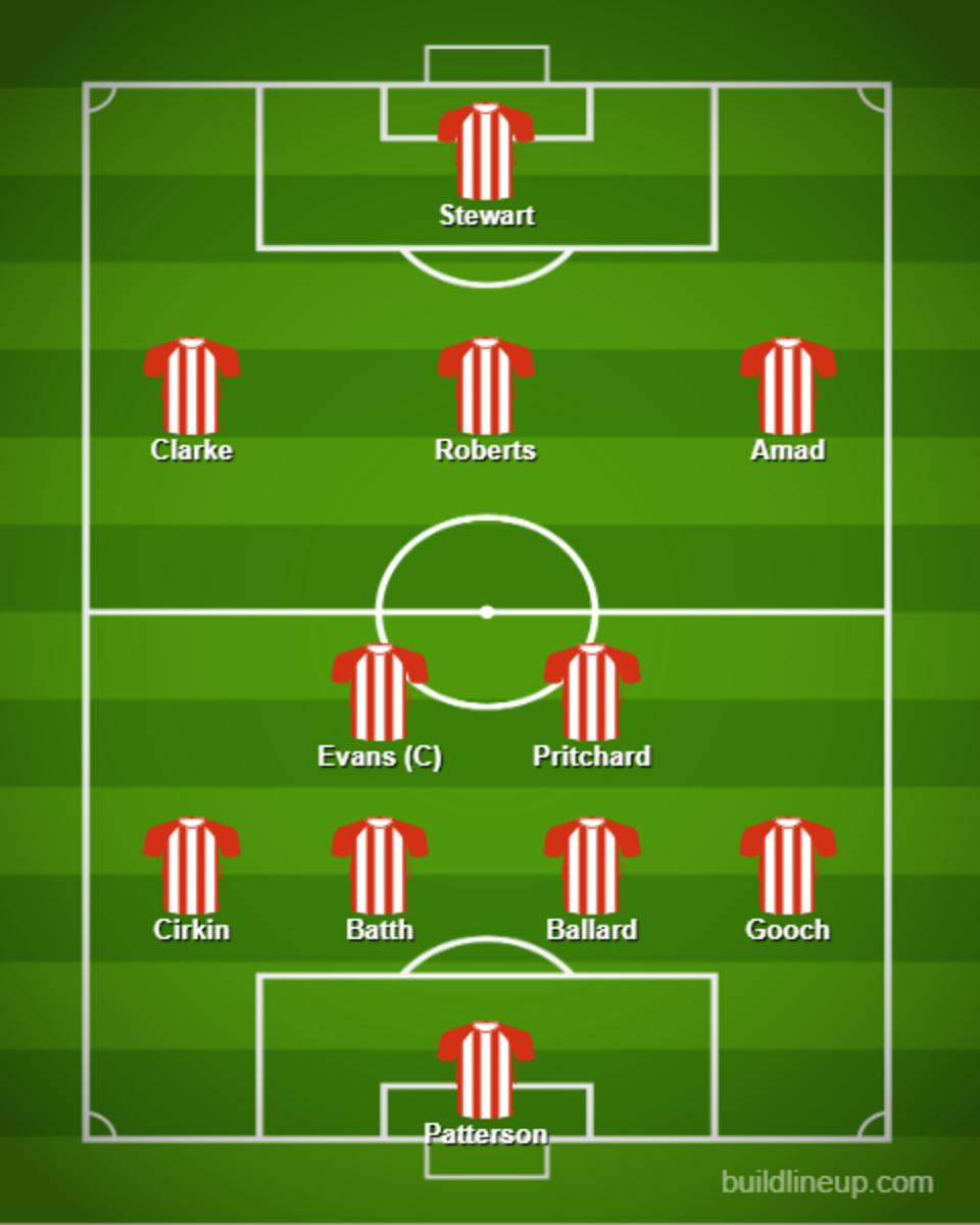 Same formation but a change in personnel?